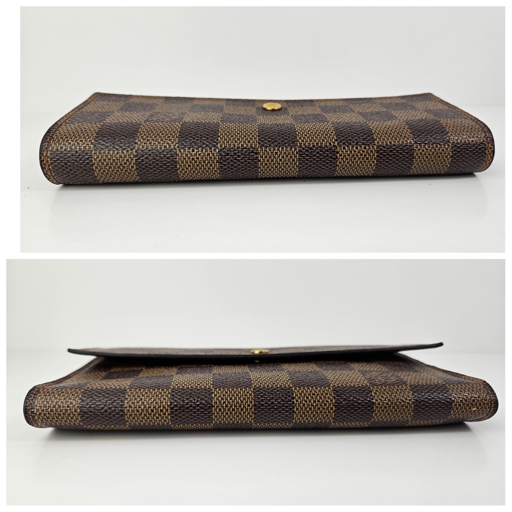 Authentic Louis Vuitton Damier Ebene Porte Tresor International Wallet #3542M - Picture 4 of 6